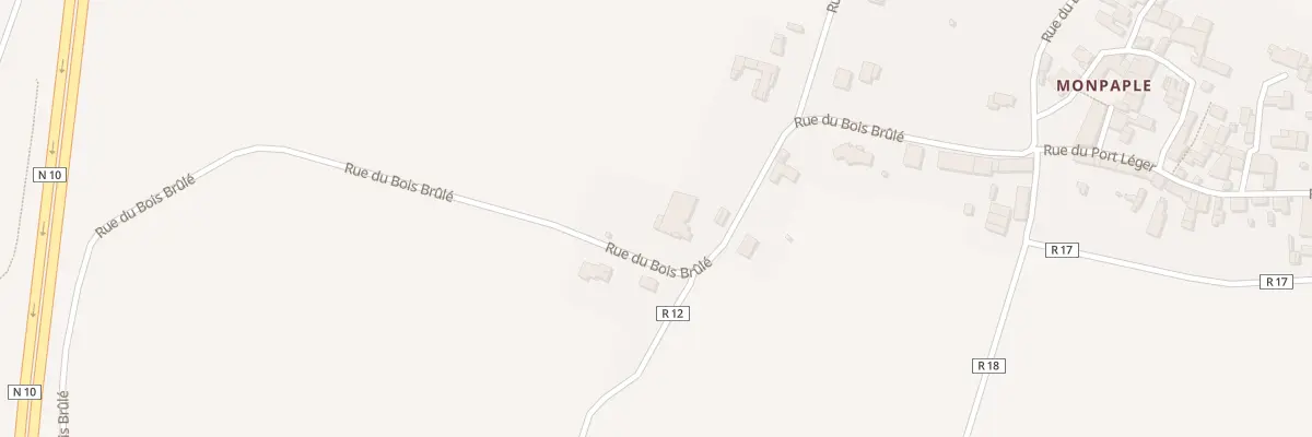 Plan du 1 Rue du Bois Brûlé à Mansle-les-Fontaines