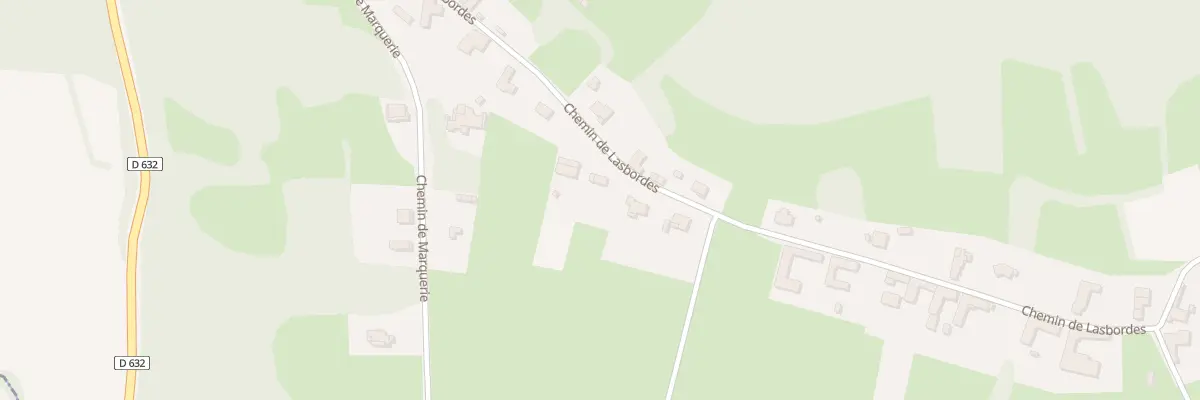 Plan du 34B Che de Lasbordes à Castelvieilh
