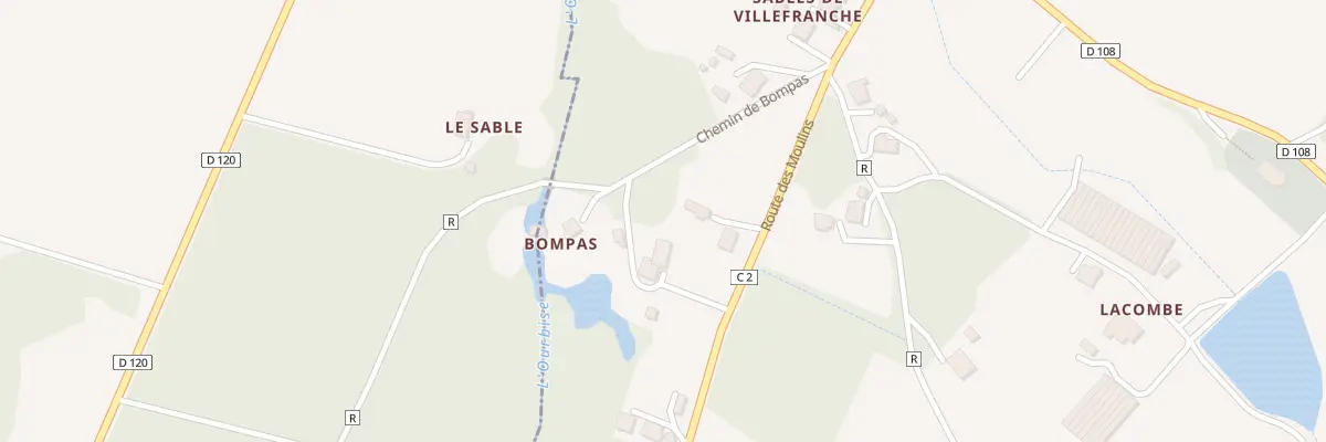 Plan du 298 Rte des Moulins à Villefranche-du-Queyran