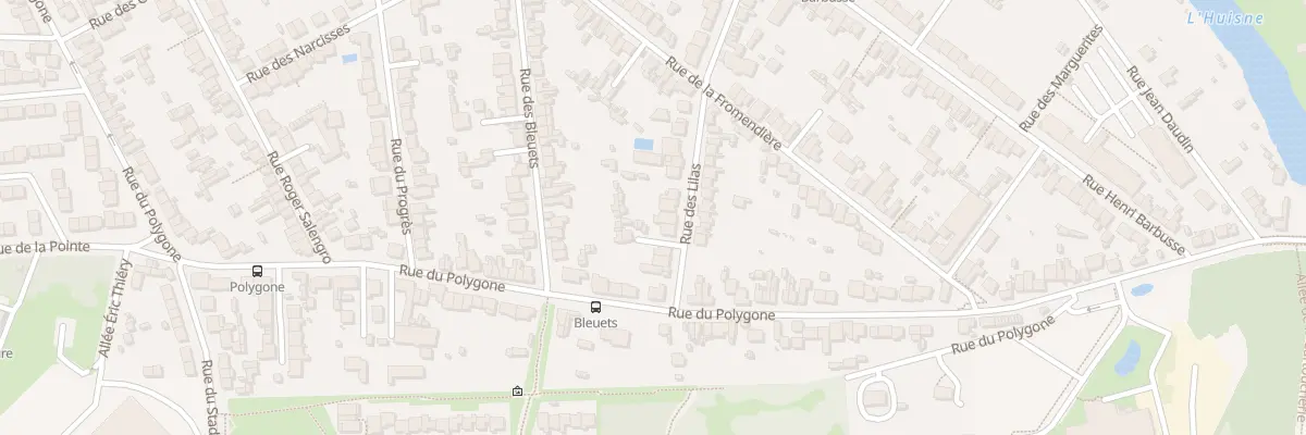 Plan du 56 Rue des Lilas au Mans