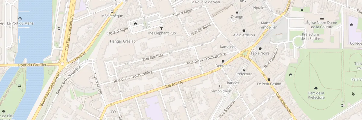 Plan du 20B Rue de la Crochardière au Mans