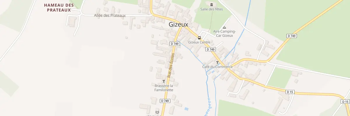 Plan du 11 Rue des Écoles à Gizeux