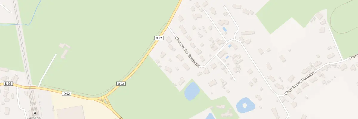 Plan du 6 Che des Bordages à Arnage