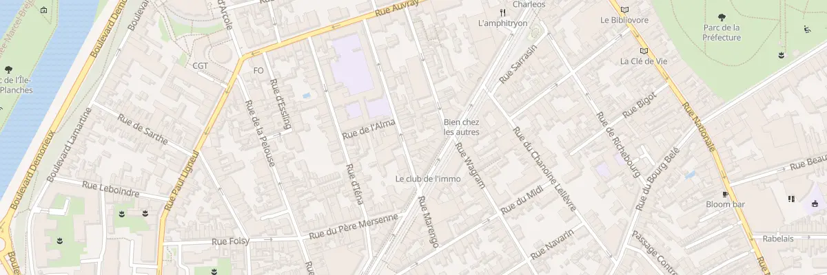 Plan du 25 Rue Marengo au Mans