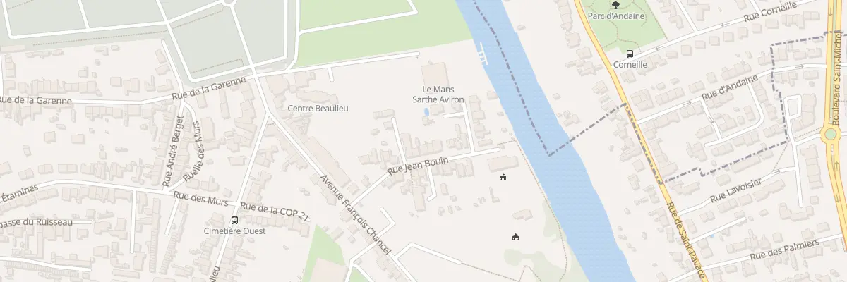Plan du 19B Rue Jean Bouin au Mans