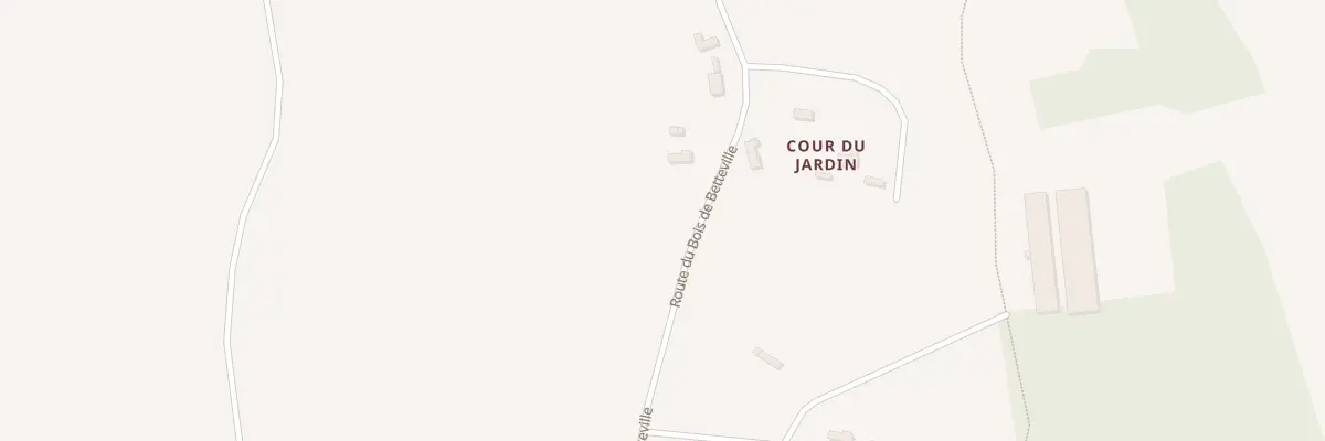Plan du 192 Rte du Bois de Betteville à Pierrefitte-en-Auge