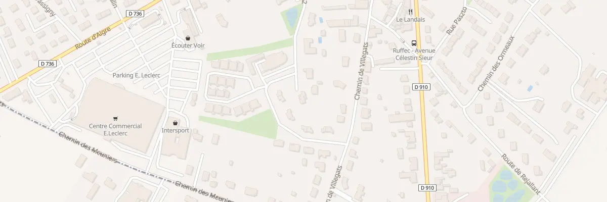 Plan du 18 Rue du 19 Mars 1962 à Ruffec