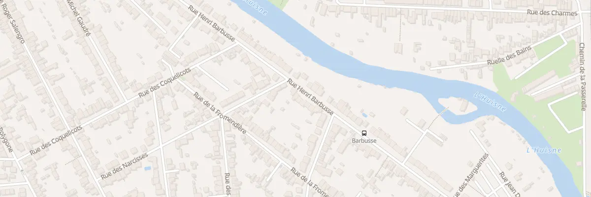 Plan du 108 Rue Henri Barbusse au Mans