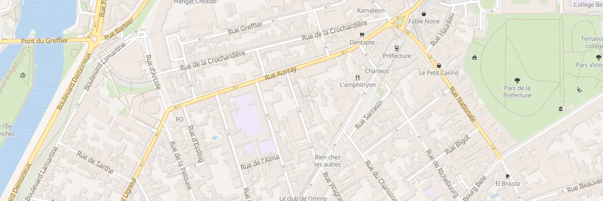 Plan du 11 Rue Wagram au Mans