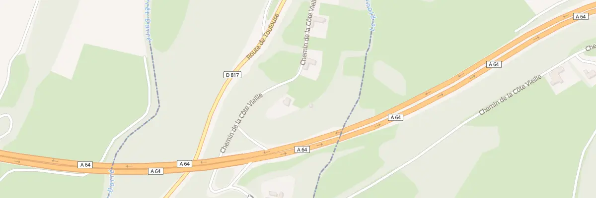 Plan du 287 Che de la Côte Vieille à Lhez