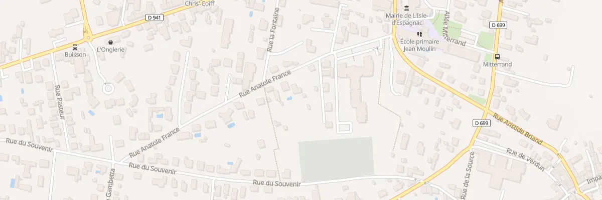 Plan du 12 Rue Anatole France à L’Isle-d’Espagnac