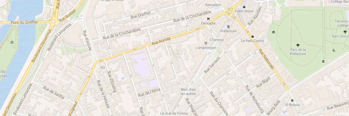 Plan du 13 Rue Wagram au Mans