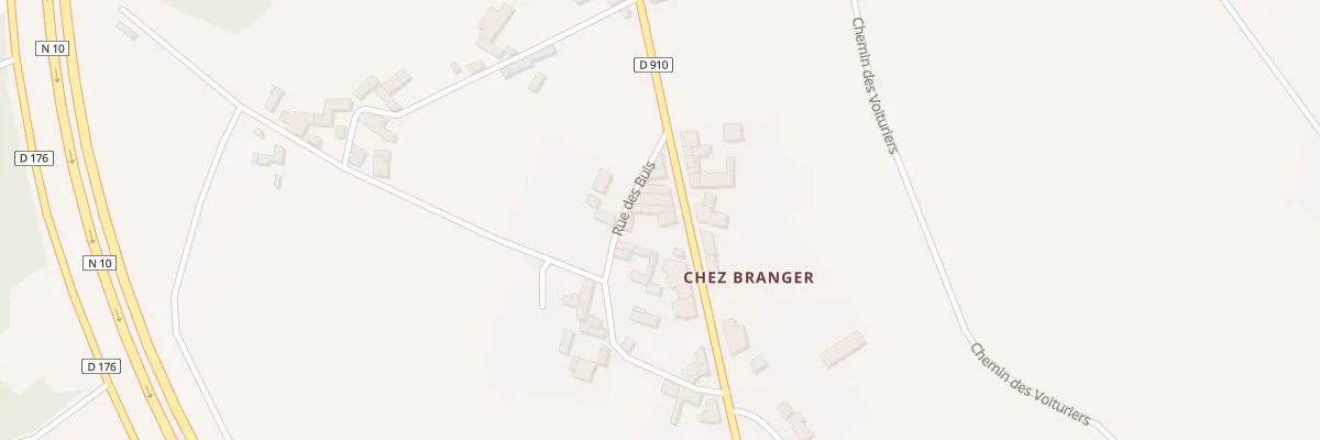 Plan du 13 Chez Branger aux Adjots