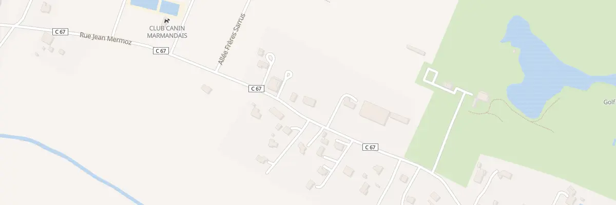 Plan du 415 Rue Jean Mermoz à Marmande