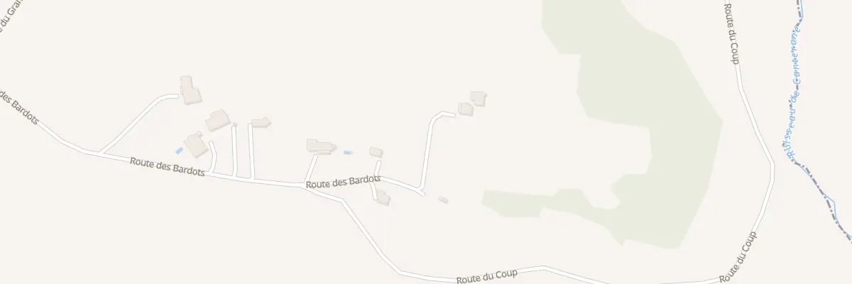 Plan du 63 Les Bardots à Savignac-de-Duras