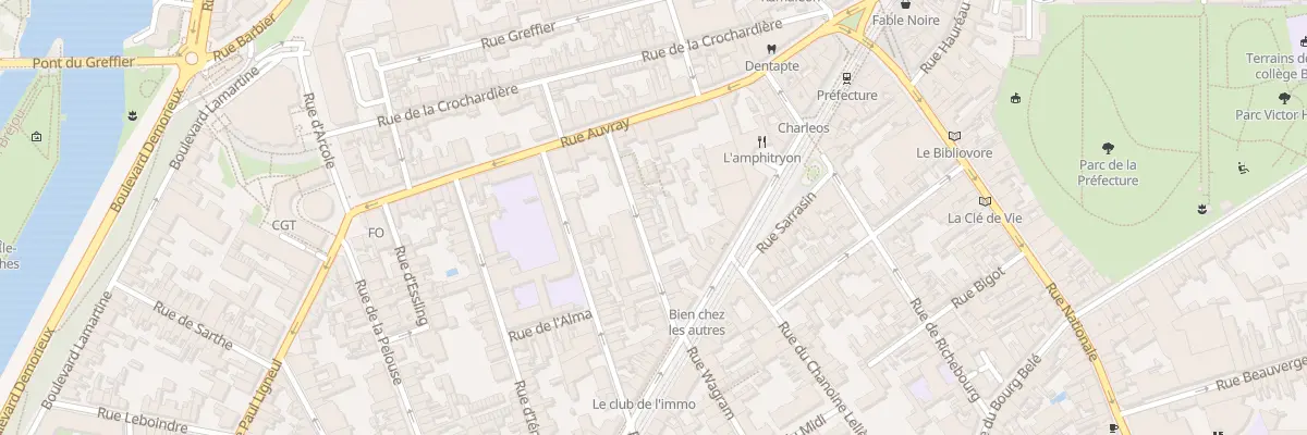 Plan du 21 Rue Wagram au Mans