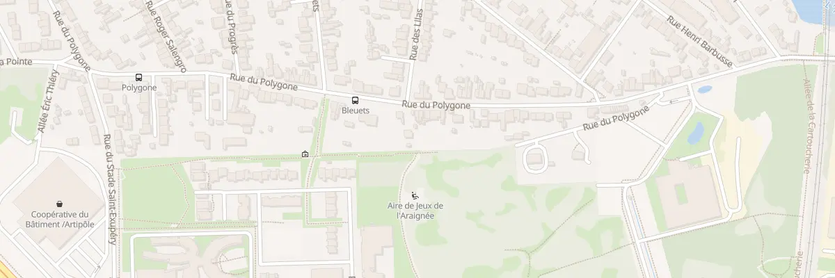 Plan du 130 Rue du Polygone au Mans