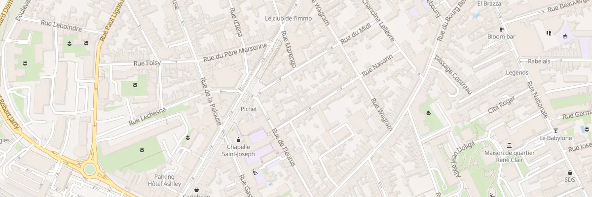 Plan du 48 Rue Navarin au Mans