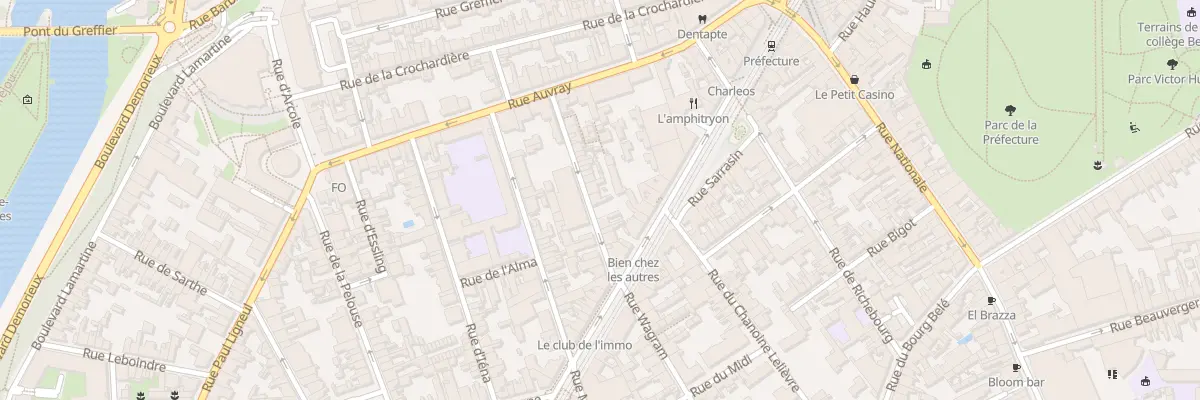Plan du 25 Rue Wagram au Mans