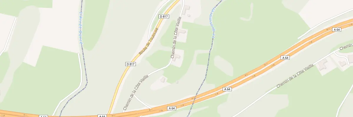 Plan du 189 Che de la Côte Vieille à Lhez