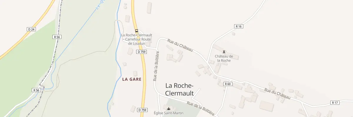 Plan du 4 Rue du Château à La Roche-Clermault