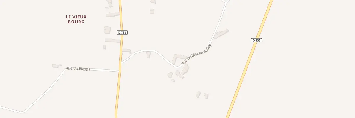 Plan du 116 Le Vieux Bourg à Chailloué