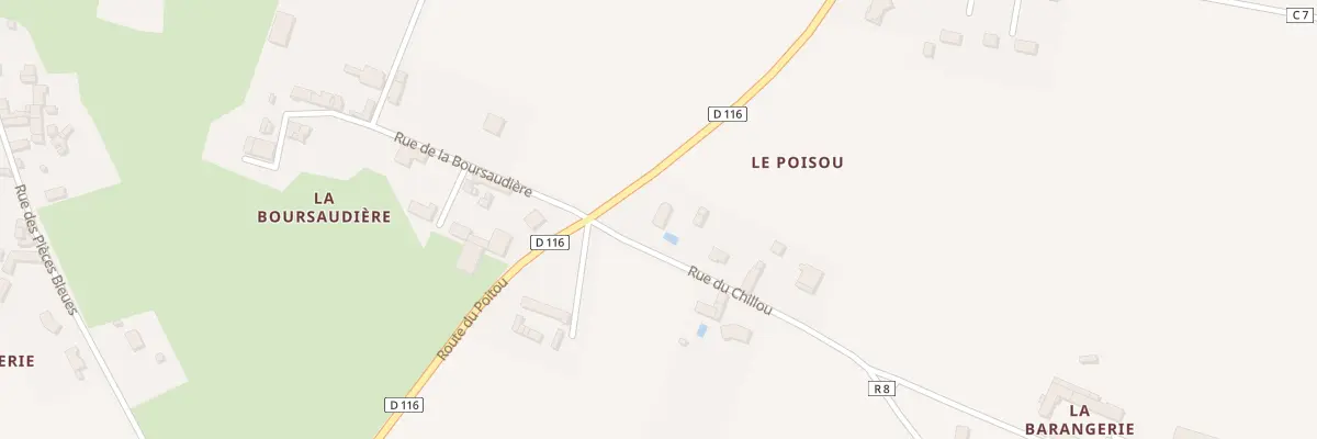 Plan du 1 Rue du Chillou à Marçay