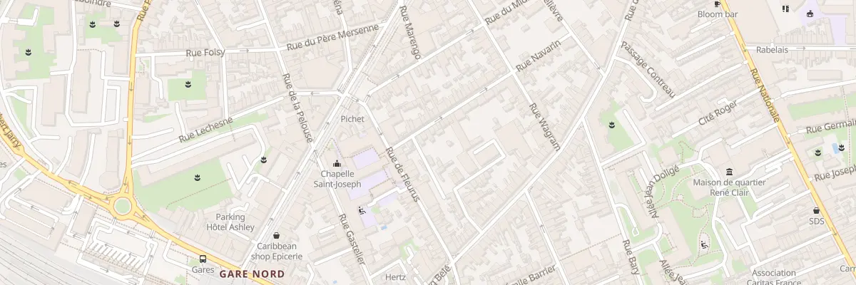 Plan du 57 Rue Navarin au Mans