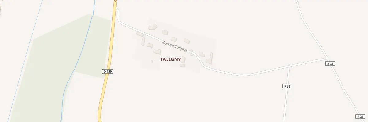 Plan du 10 Rue de Taligny à La Roche-Clermault