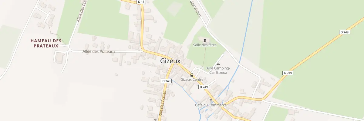 Plan du 2 Pl du Boeuf Couronné à Gizeux