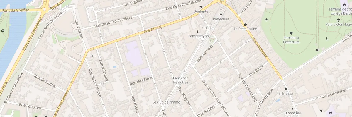 Plan du 27 Rue Wagram au Mans