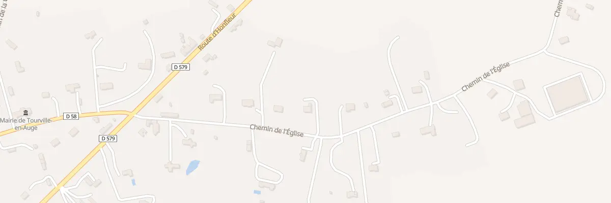 Plan du 9 Che de l’Église à Tourville-en-Auge