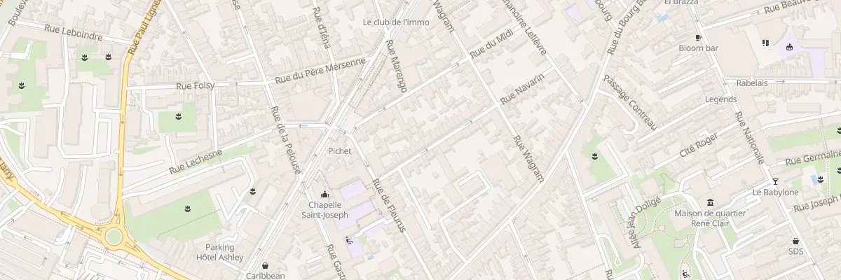Plan du 46 Rue Navarin au Mans