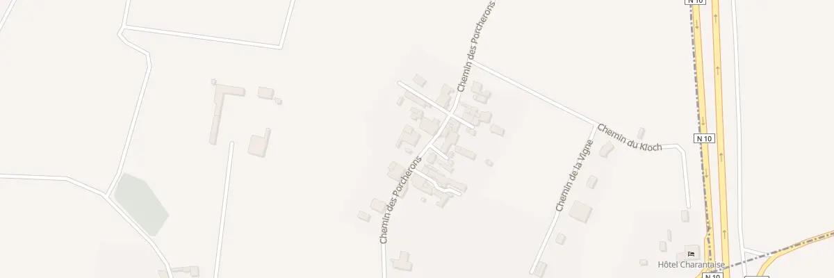 Plan du 5 Che des Porcherons à Courcôme