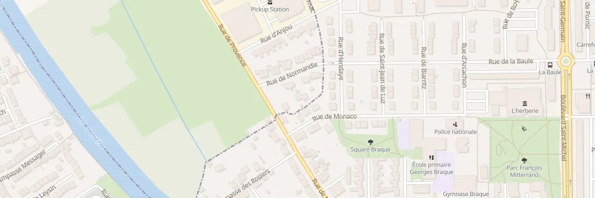 Plan du 35 Rue de Provence à Saint-Pavace