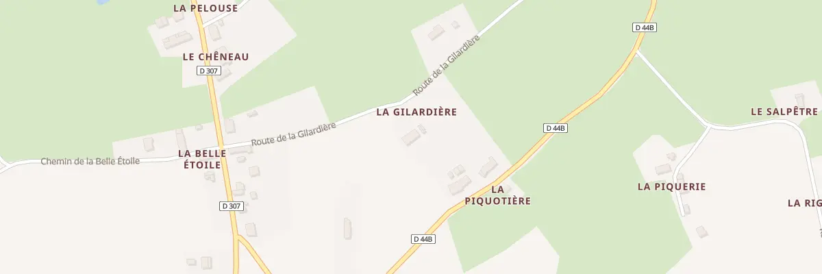 Plan du 405 Rte D44 Bis à Coulongé