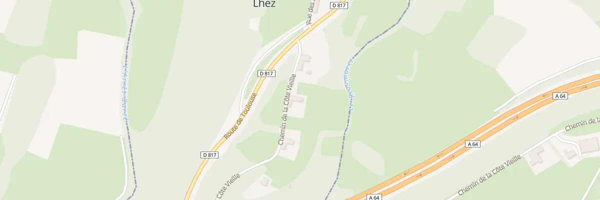 Plan du 115 Che de la Côte Vieille à Lhez