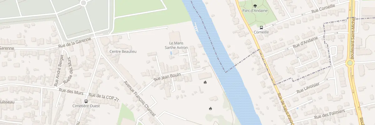 Plan du 31 Rue Jean Bouin au Mans