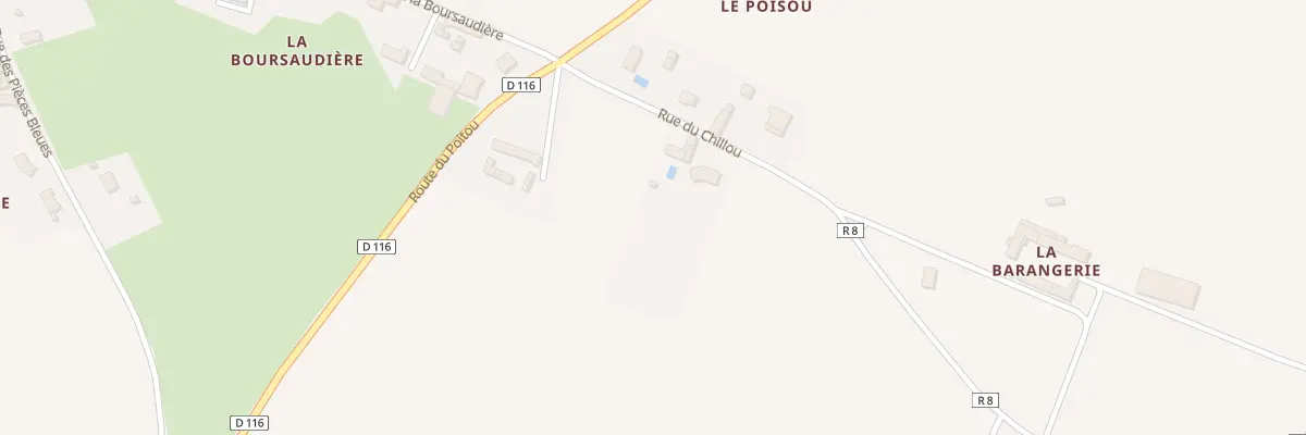 Plan du 6 Rue du Chillou à Marçay
