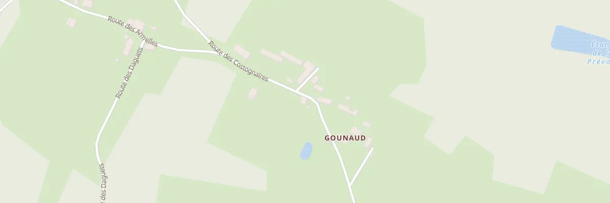 Plan du 1383 Rte des Costognaires à Saint-Barthélemy-de-Bellegarde