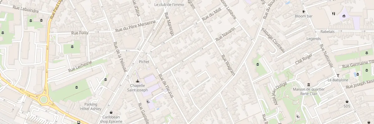 Plan du 43 Rue Navarin au Mans