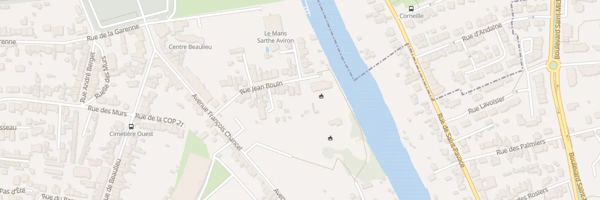 Plan du 26 Rue Jean Bouin au Mans