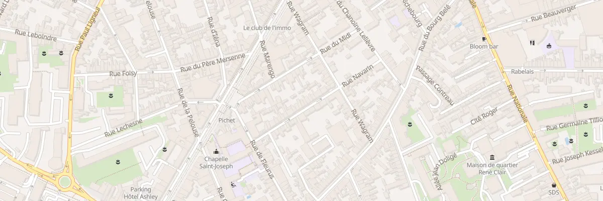 Plan du 30 Rue Navarin au Mans