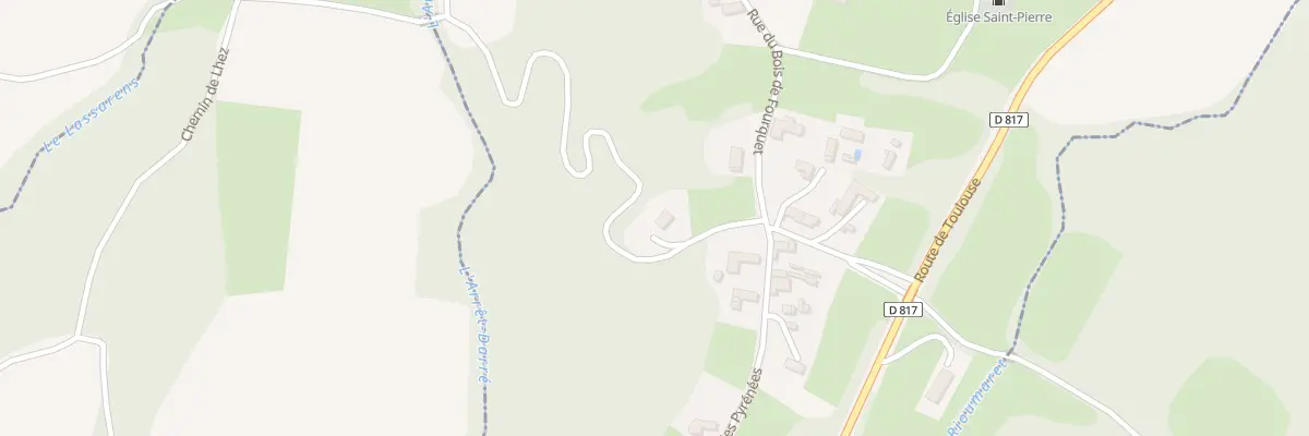 Plan du 64 Che de l’Arrêt Darré à Lhez
