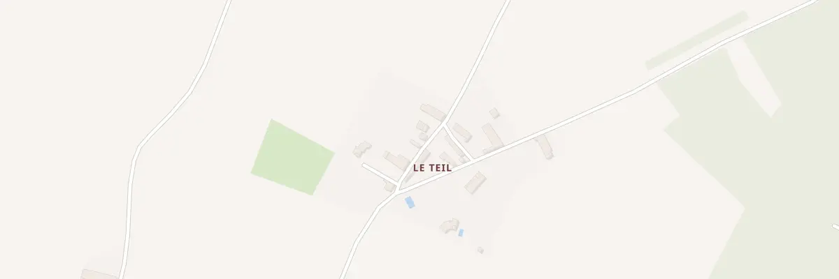 Plan du 14 Le Teil à Champagné-le-Sec