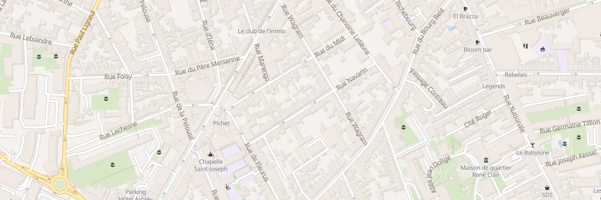 Plan du 26 Rue Navarin au Mans