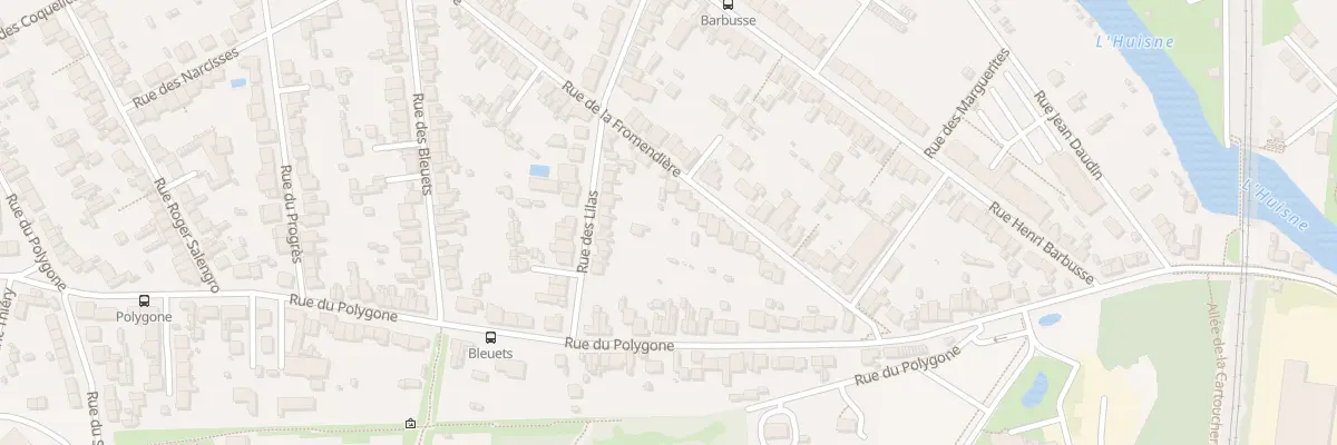 Plan du 90 Rue de la Fromendière au Mans