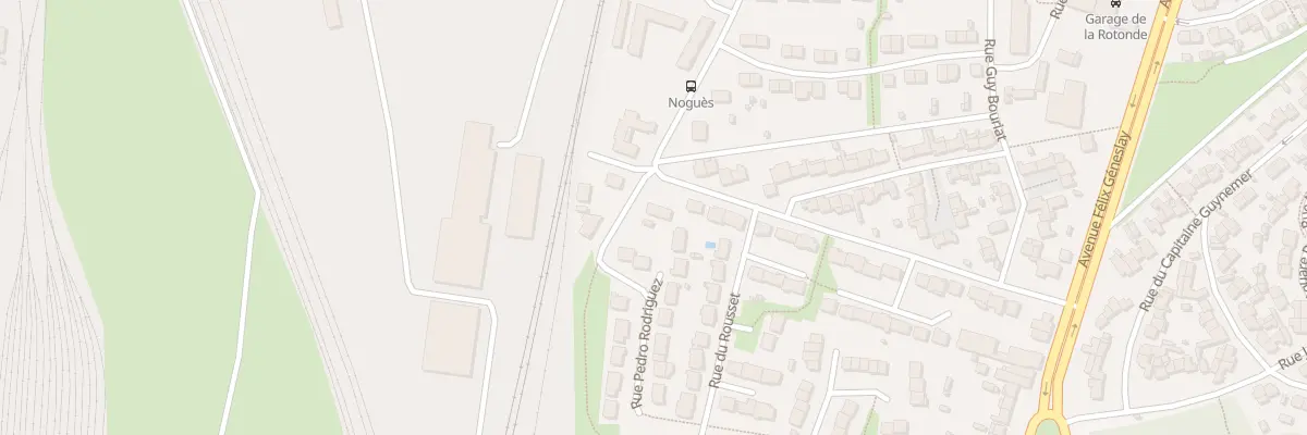 Plan du 23 Rue du Vercors au Mans