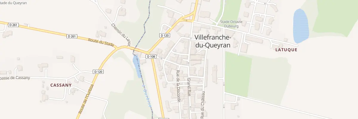 Plan du 15 Le Bourg à Villefranche-du-Queyran