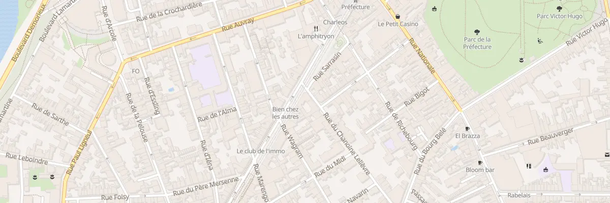 Plan du 2 Rue du Chanoine J Lelievre au Mans